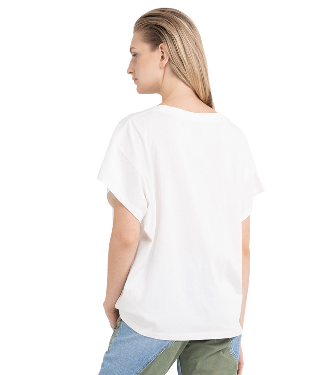 We are コットンジャージーオーバーサイズTシャツ 詳細画像 アイボリー 2